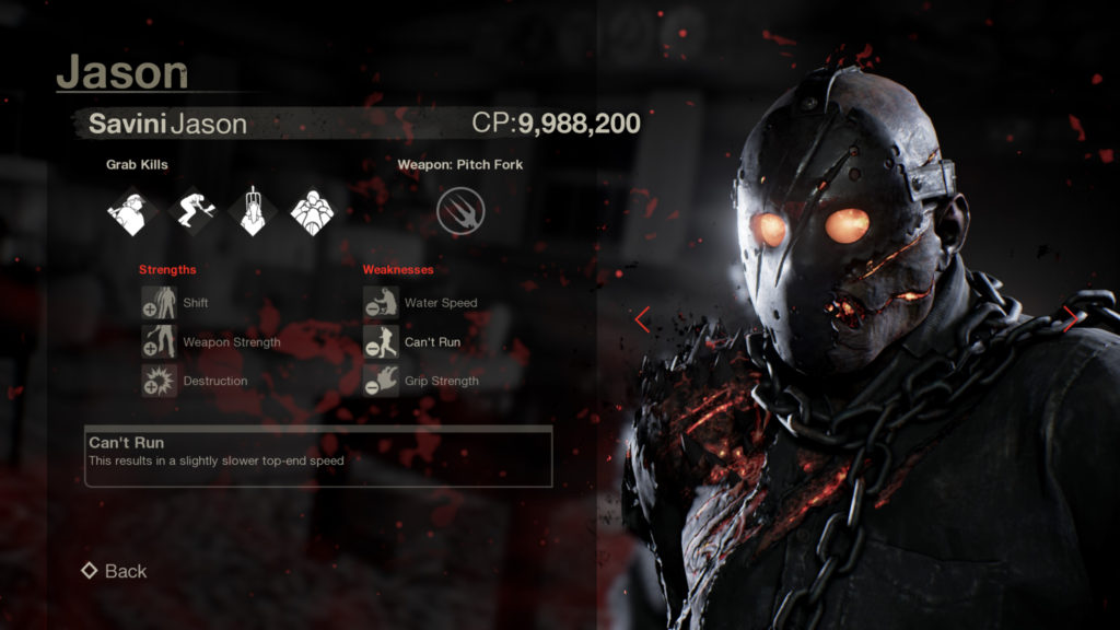 savini jason code for xbox one